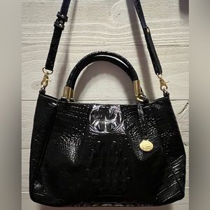 Brahmin Ruby Satchel Black Melbourne